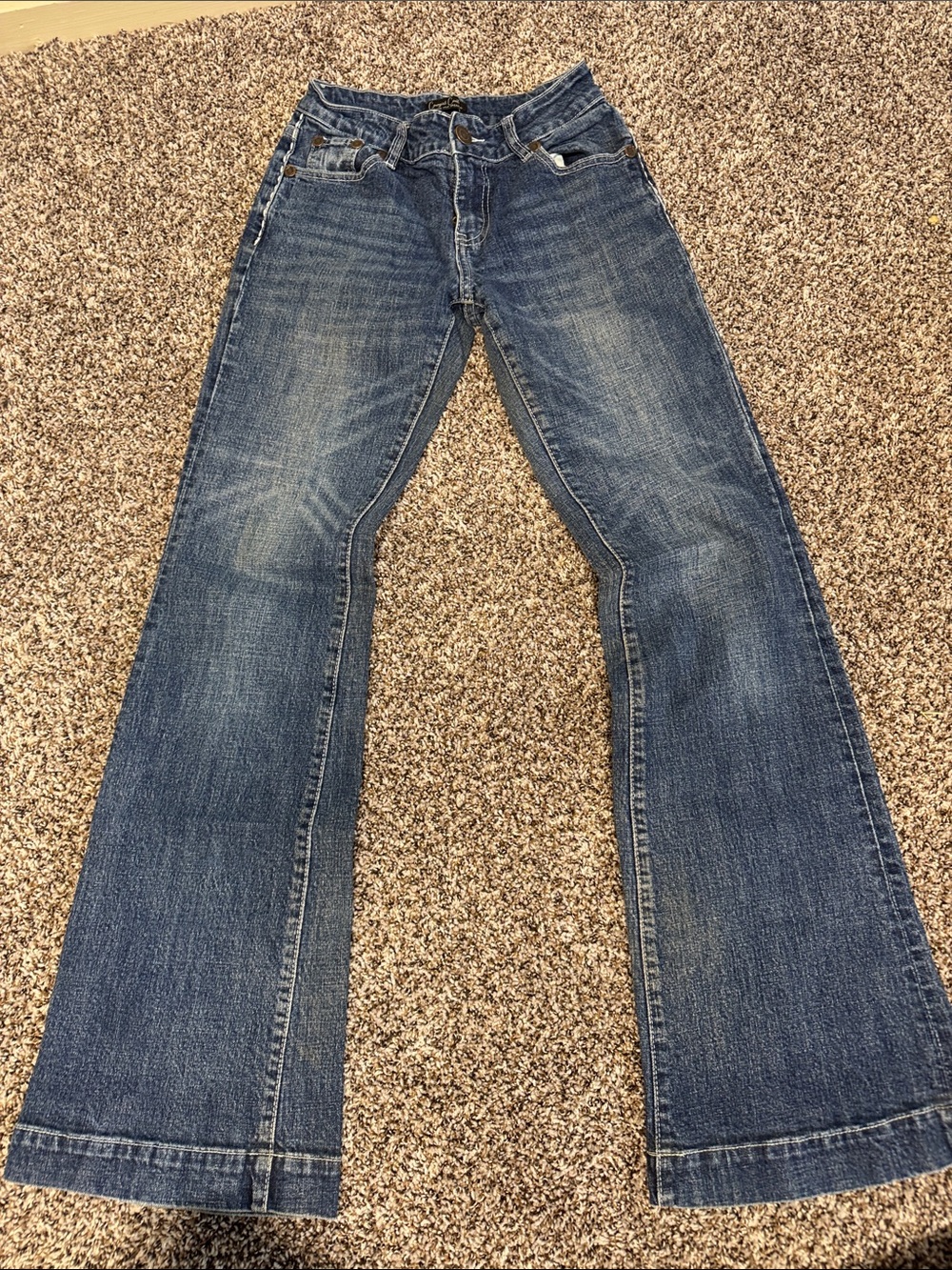 CC Boutique Denim Flare Jeans in Blue